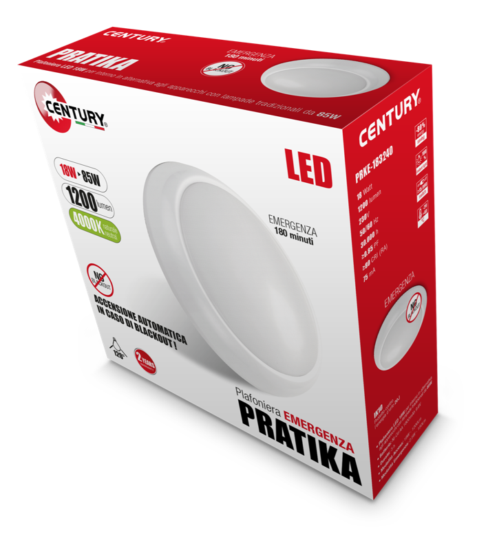 Ienergy srl - PAX Plafonierea LED sottopensile orientabile 10W 970lm 4000  K° (Luce Naturale)